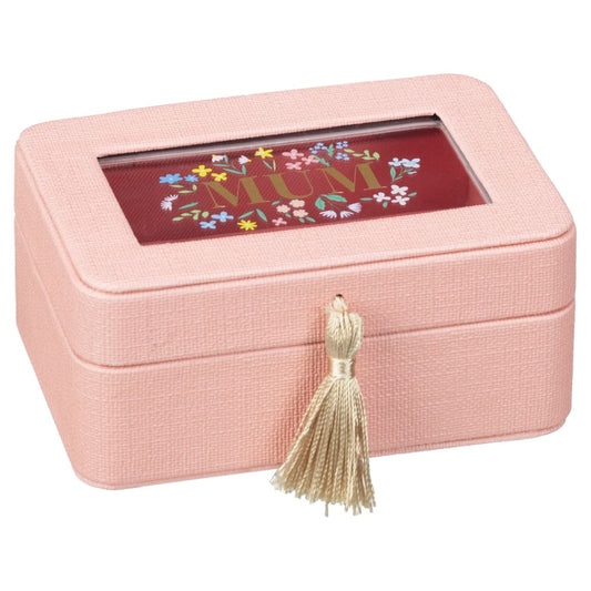 Floral jewellery box gift for Mum