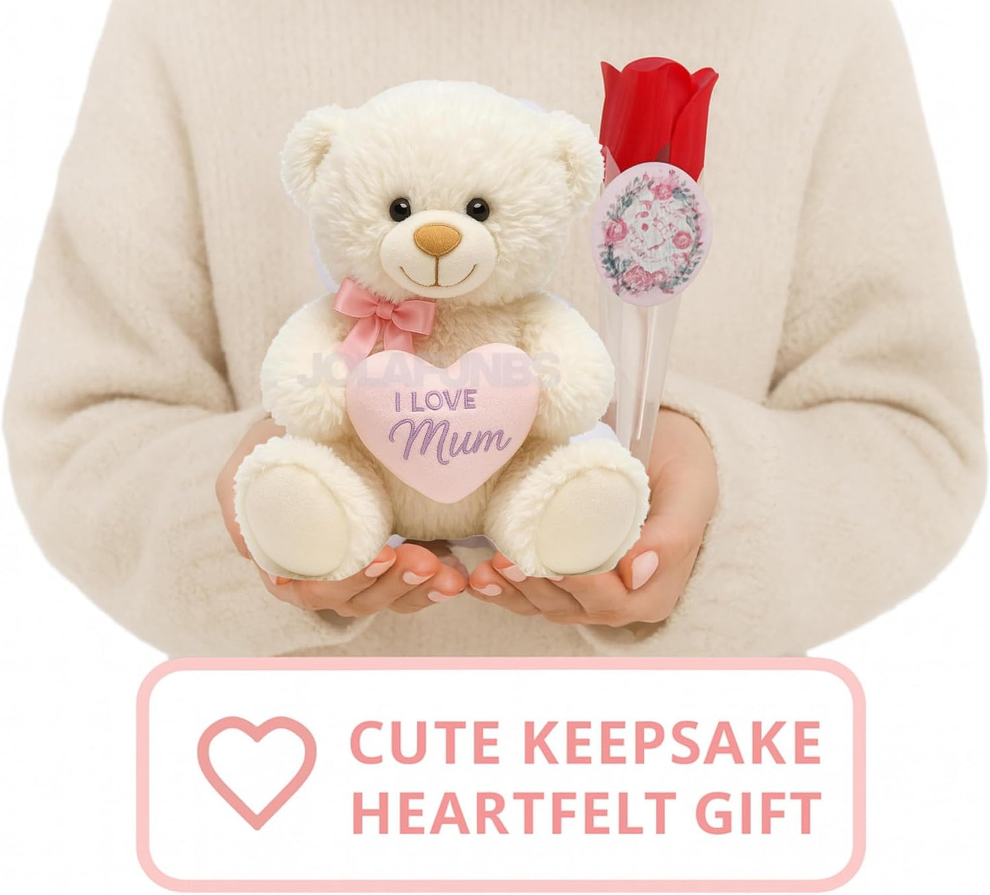 Hot water bottle and hot chocolate cosy gift