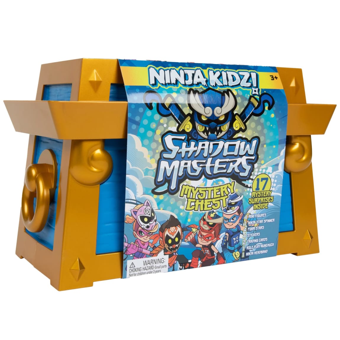Ninja-themed mystery box packed with collectible items