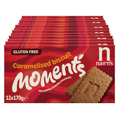 Nairn’s gluten free caramelised biscuit moments 12 pack