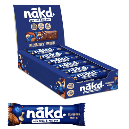 nakd. Blueberry Muffin Fruit & Nut Bars 12 x 35g