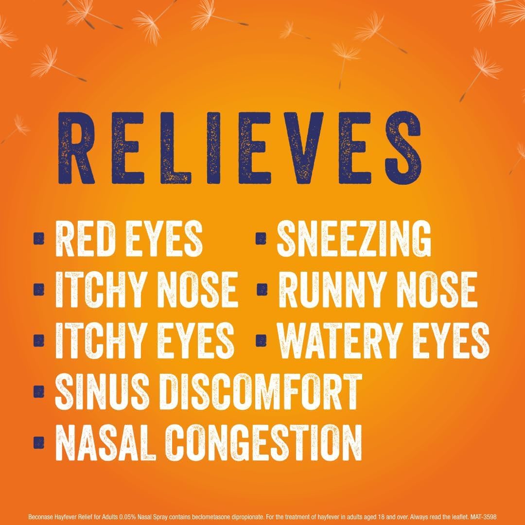 Hayfever allergy spray for sneez­ing