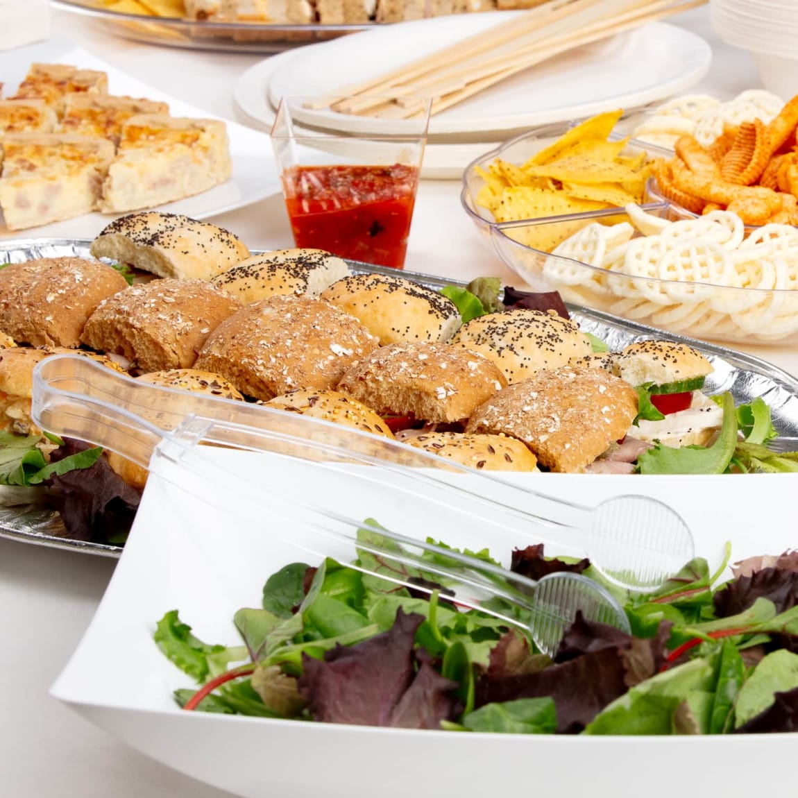 Natural bamboo skewers for entertaining