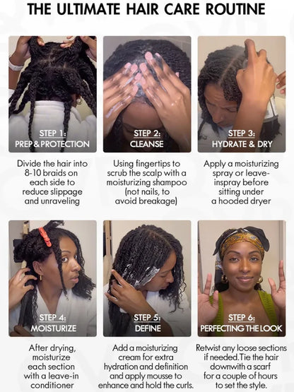 Natural Afro textured extension hair 50g