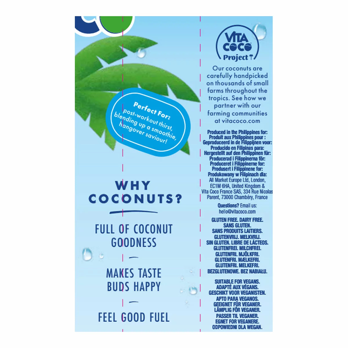 Natural coconut water