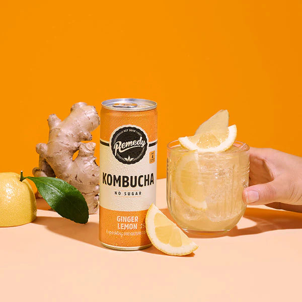 Organic tea based probiotic sparkling drink set
