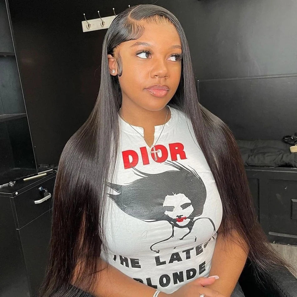 Ready to wear lace front wig with realistic finish