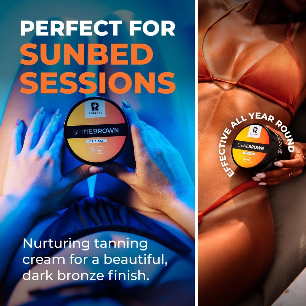 Sunbed tanning accelerator with rich oil formula