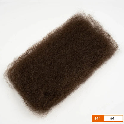 Bulk human hair for dreadlocks and twists