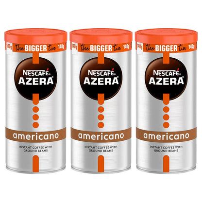 Nescafé Azera Americano Coffee 3 x 140g tins barista style