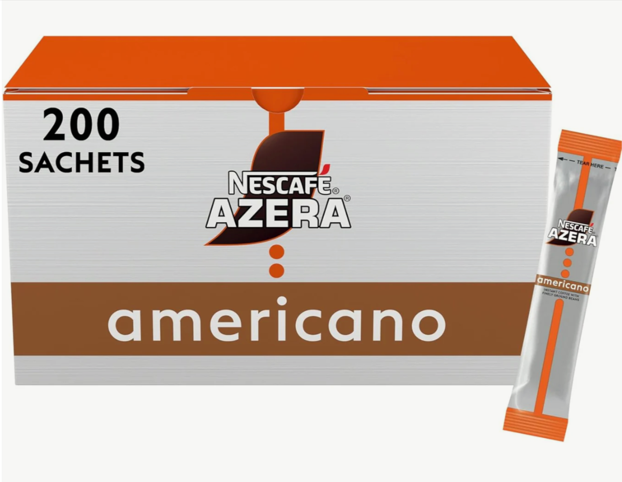 Nescafe Azera Americano coffee stick portions box of 200