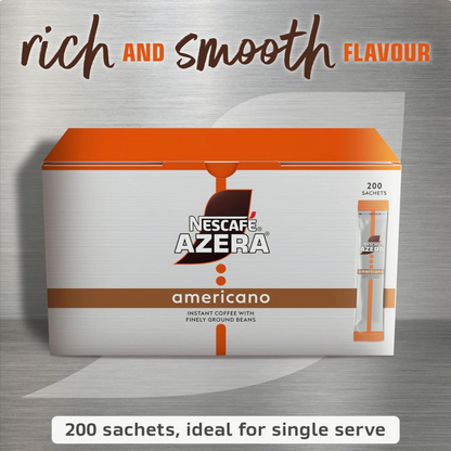 Barista style Americano coffee made from instant and ground beans