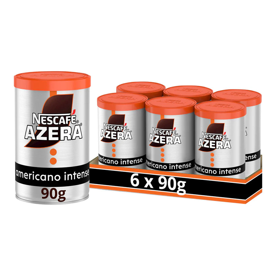 Nescafé Azera Americano Intense Instant Coffee Tins 6x90g