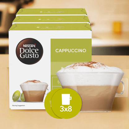 Nescafé Dolce Gusto cappuccino rich and smooth flavour
