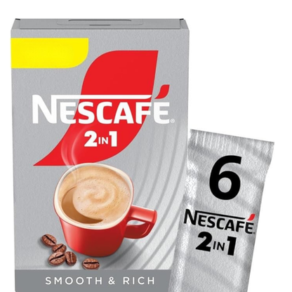 Smooth instant coffee with sugar for easy preparation