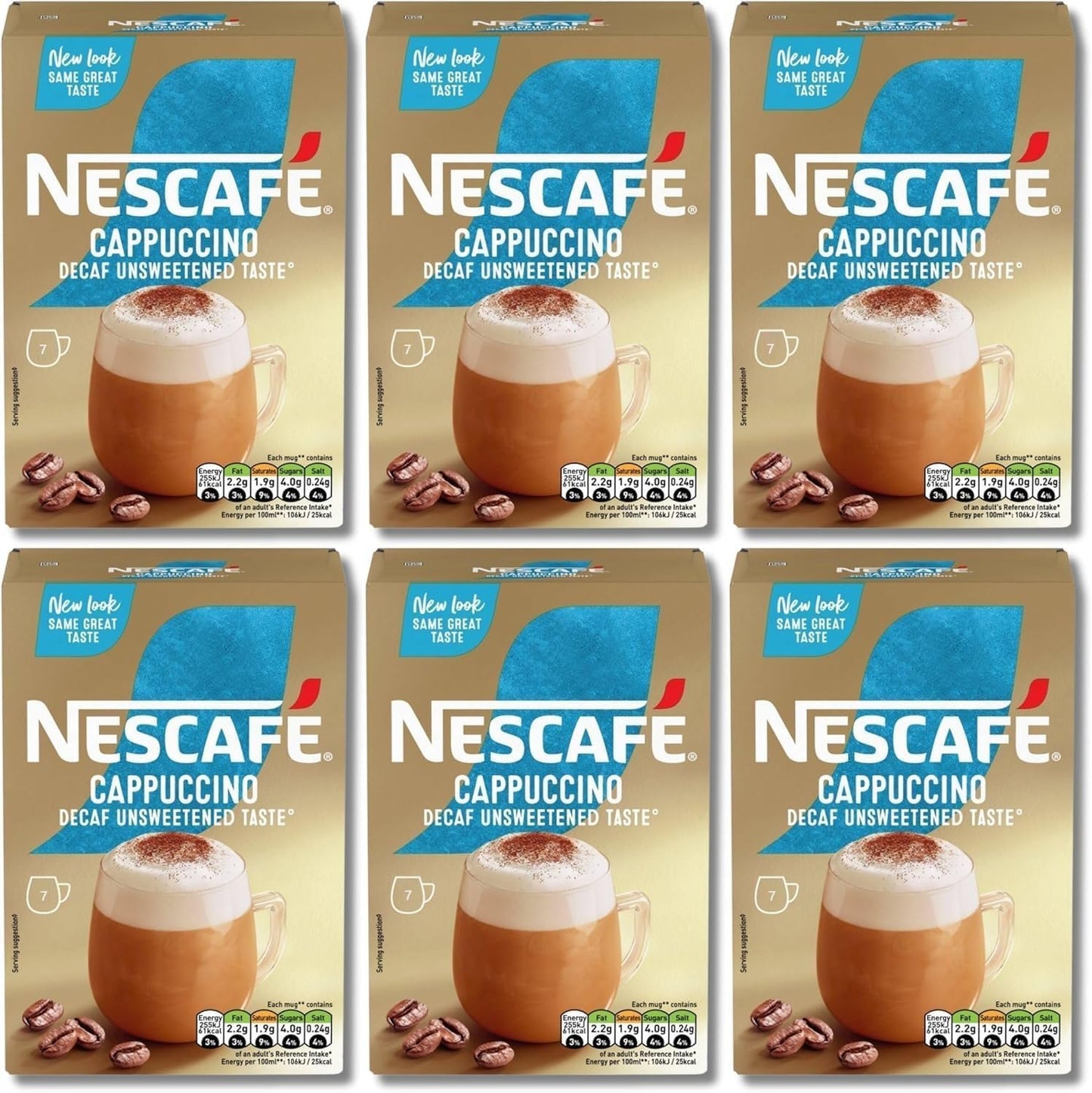 NESCAFÉ Decaf Cappuccino 42 sachet box