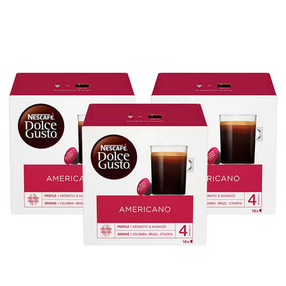 nescafe dolce gusto americano coffee pods 48 pack