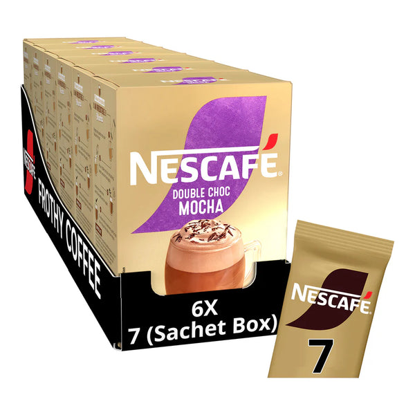 Nescafé Double Choc Mocha Sachets | 6x7 Instant Coffee Packs