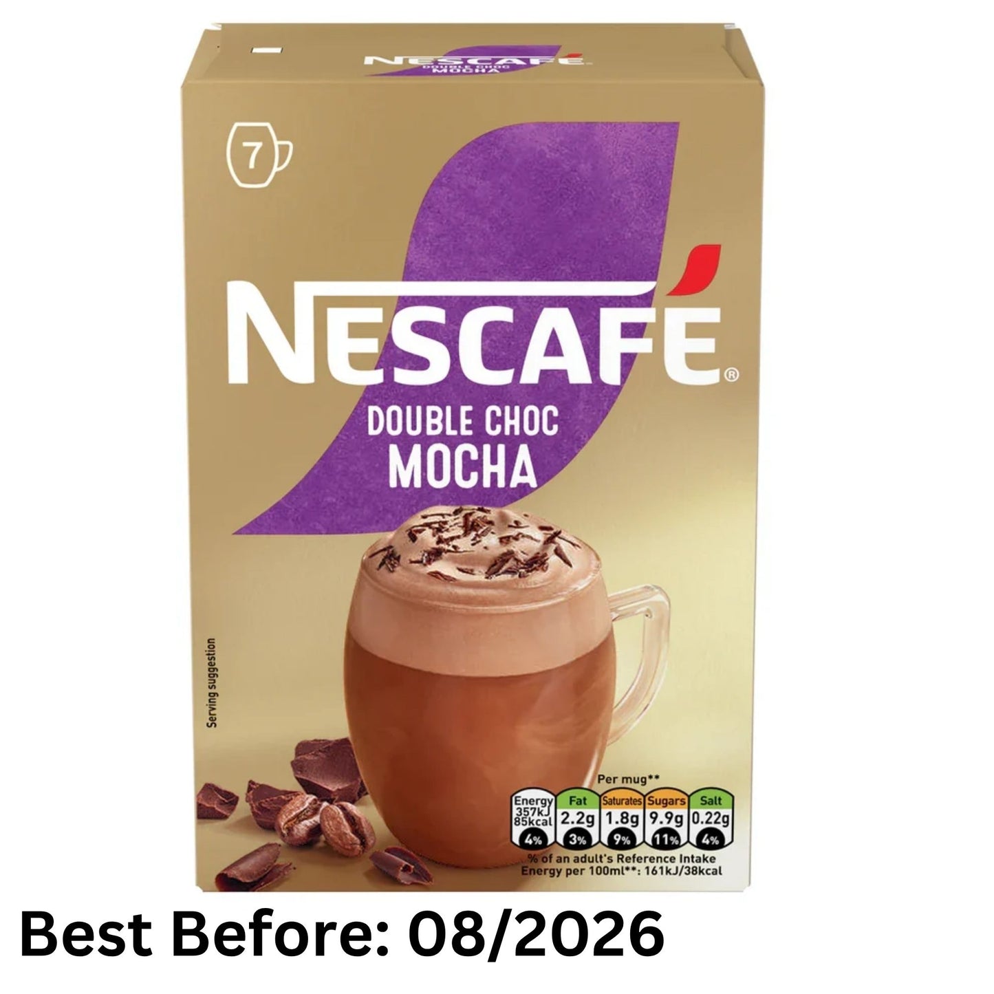 NESCAFÉ Double Choc Mocha Sachets 7 Cups
