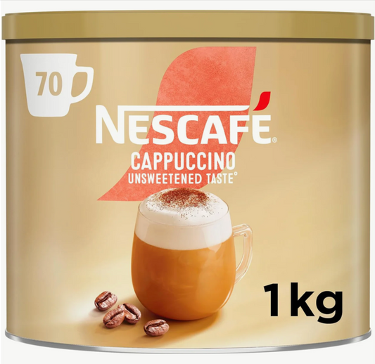 Nescafé Gold Cappuccino Unsweetened Coffee Tin 1kg