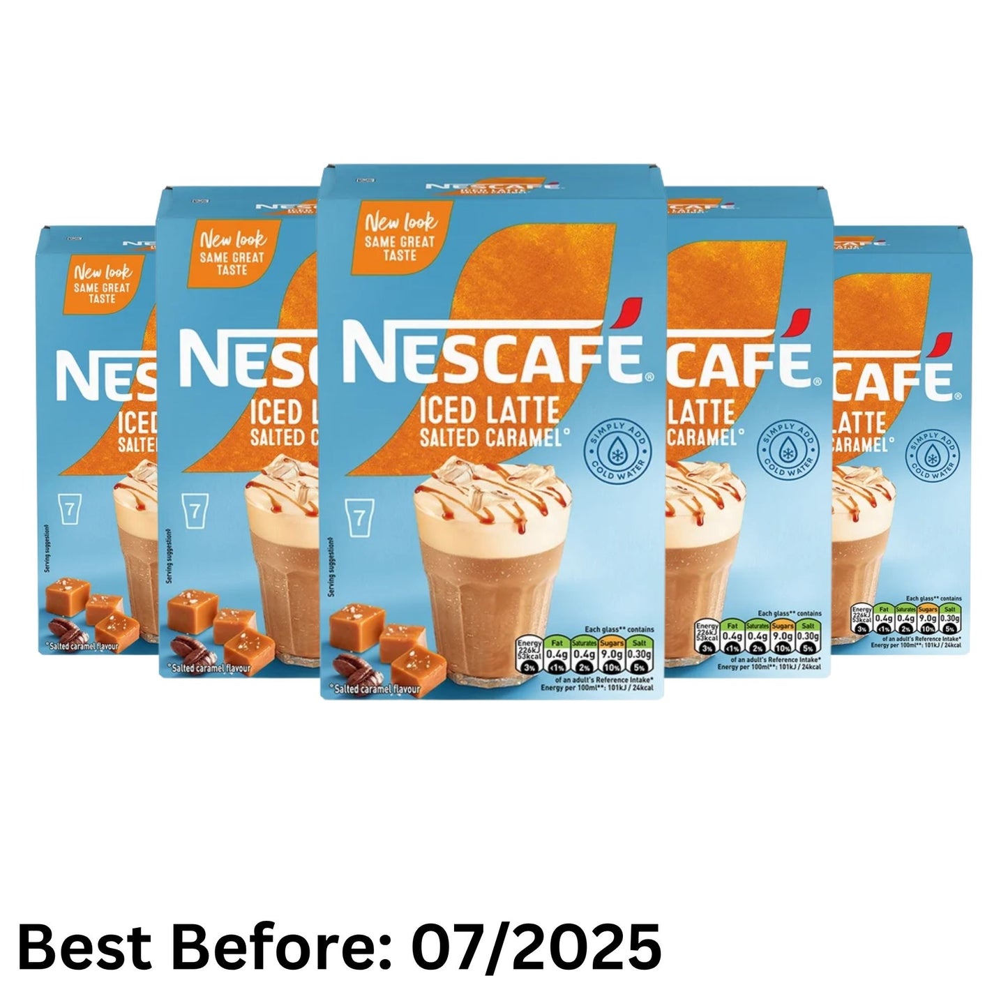 Nescafe Gold Iced Salted Caramel Latte Sachets 35 Cups