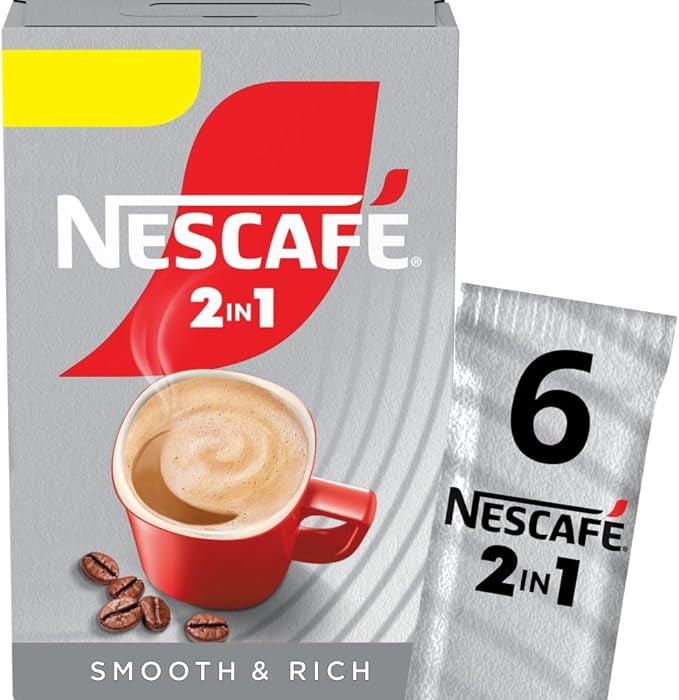 Nescafé Original 2-in-1 Coffee Sachets 12 Pack (6x9g)