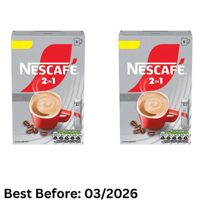 NESCAFÉ Original 2 in 1 Coffee Sachets 12 Cups
