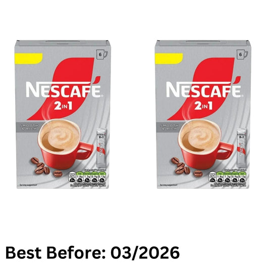 NESCAFÉ Original 2 in 1 Coffee Sachets 12 Cups