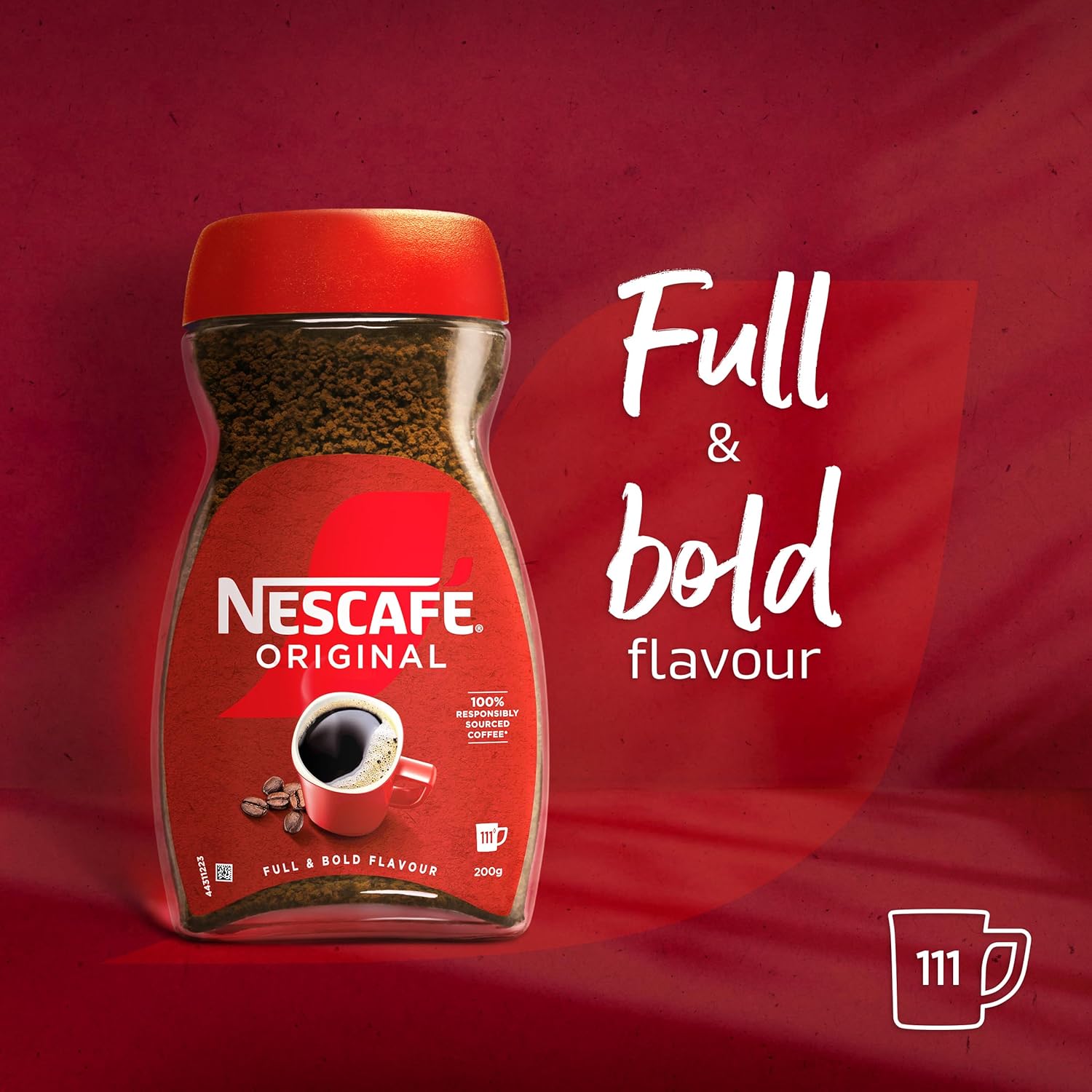 nescafe original instant coffee with strong full bodied taste