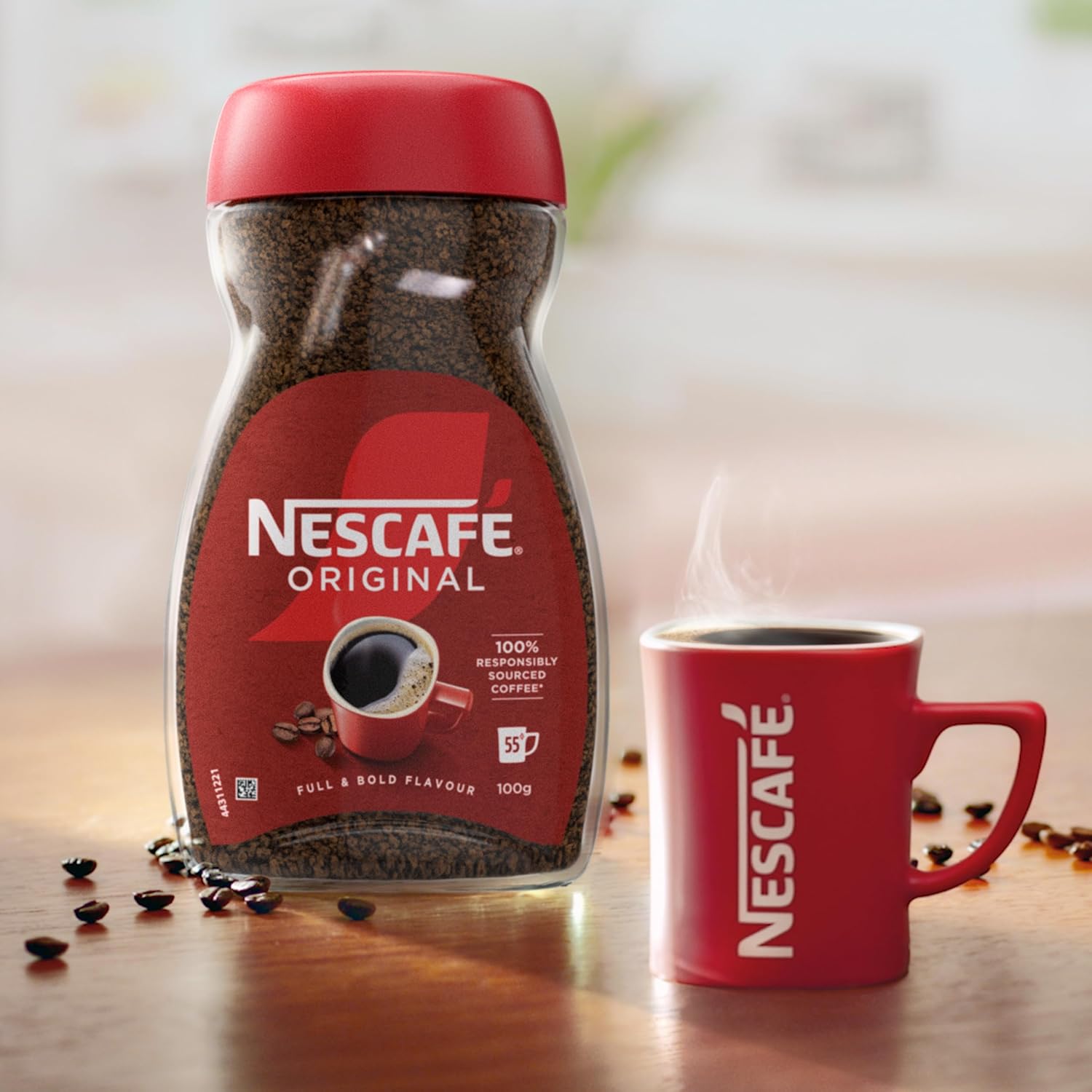 nescafe original instant coffee 200g with bold rich flavour