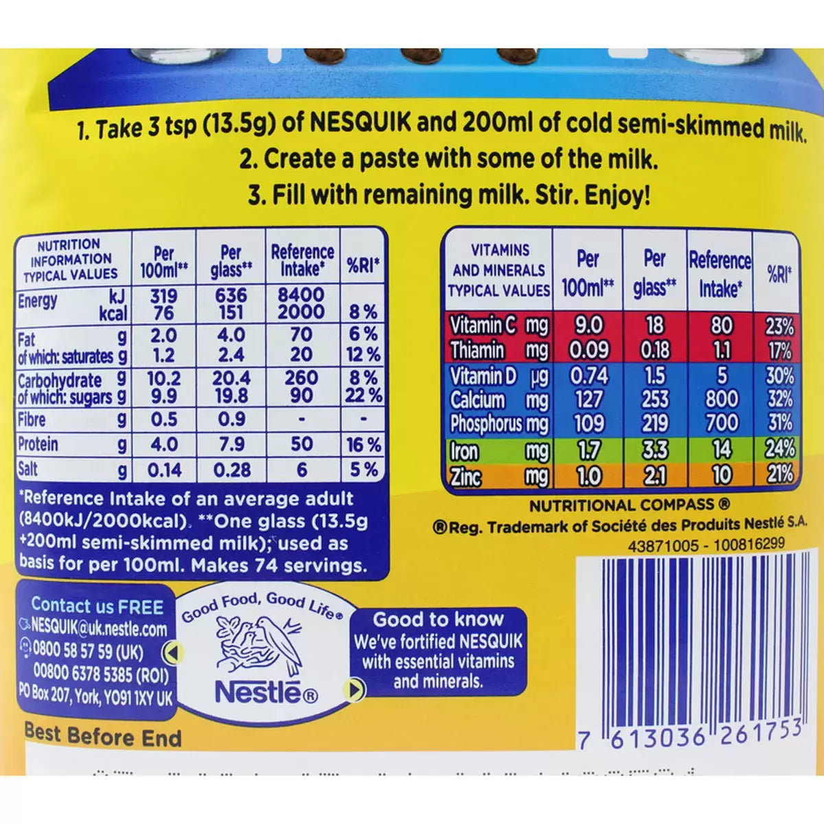 No artificial flavours or colours chocolate powder