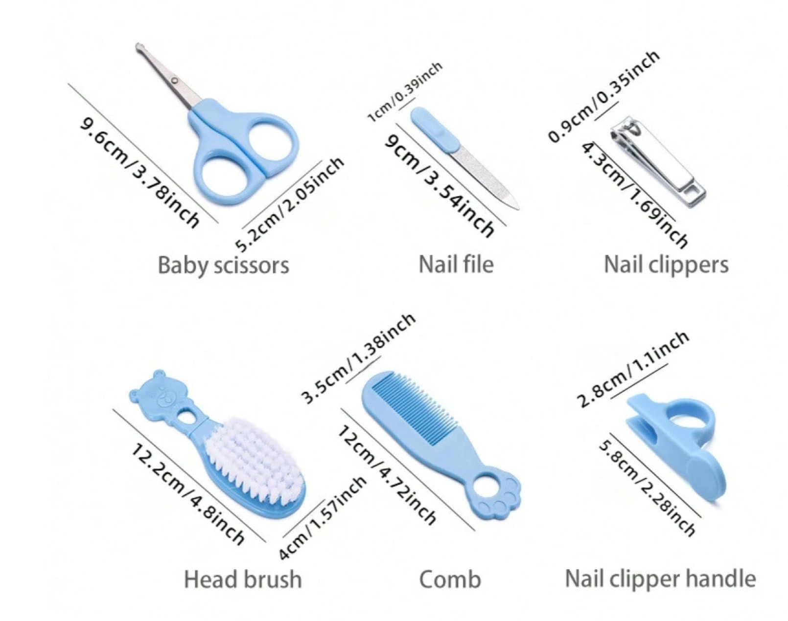 Baby hygiene kit suitable for boys and girls