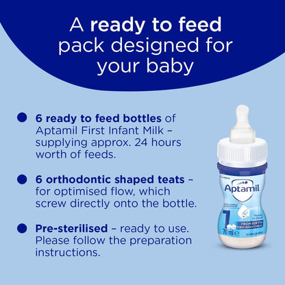 sterile feed bottles with orthodontic teats