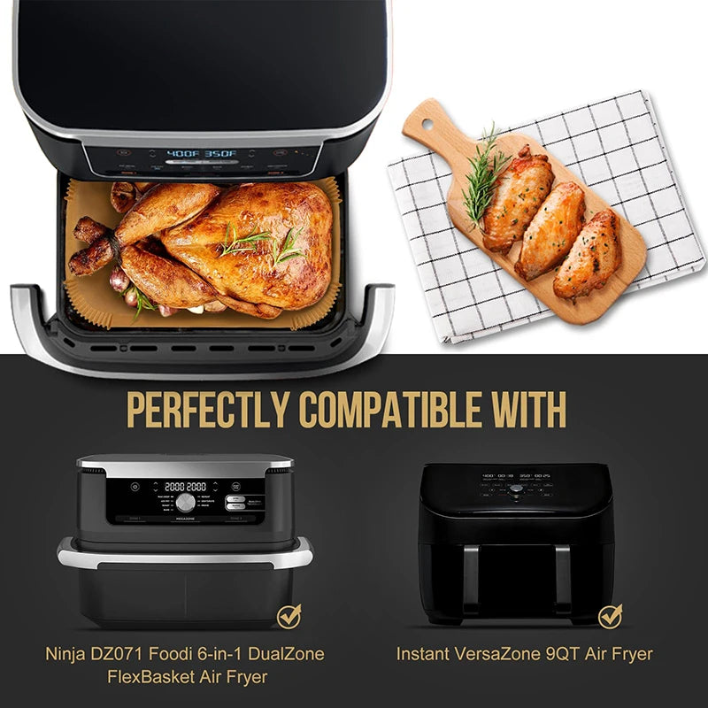 Ninja compatible air fryer paper liners