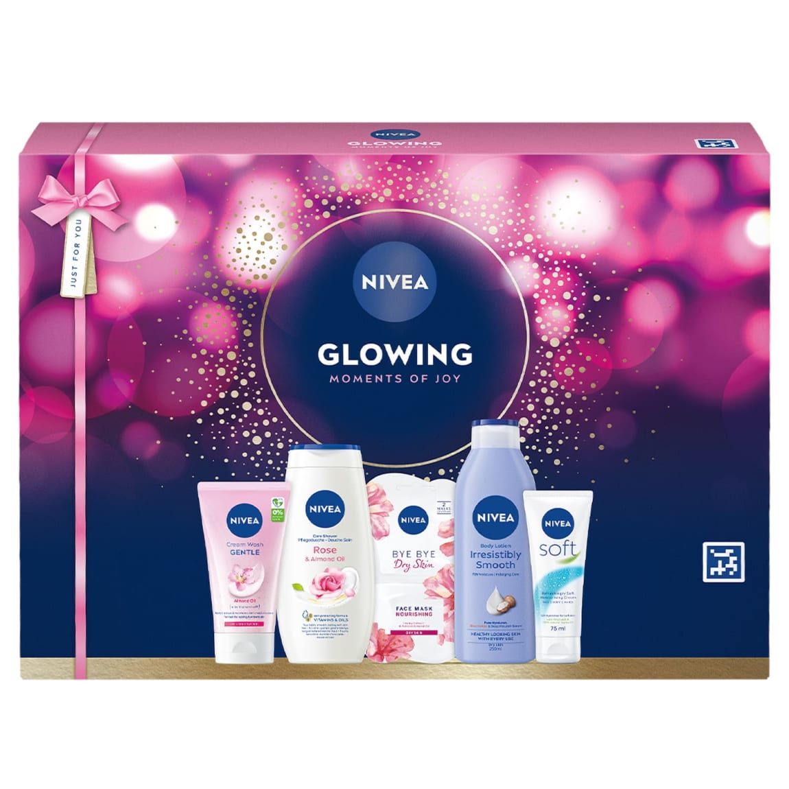 Nivea Glowing Moments of Joy 6-piece bodycare gift set