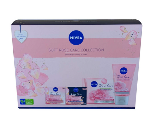 Rose infused Nivea skincare pamper set