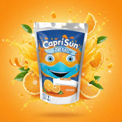 Real fruit juice orange beverage