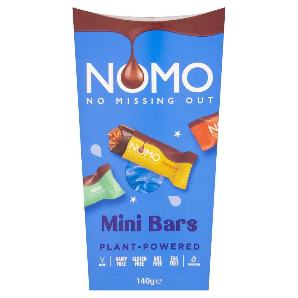 NOMO Ultimate Sharing Box 140g – plant-powered chocolate assortment
