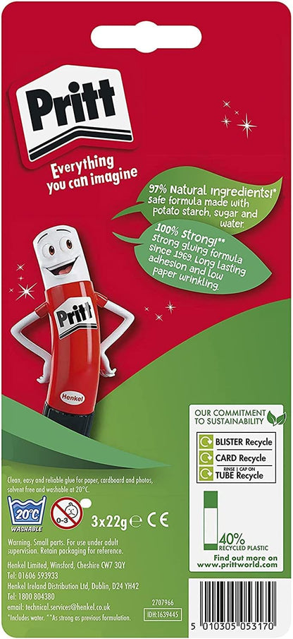 Non toxic Pritt stick perfect for children’s crafts