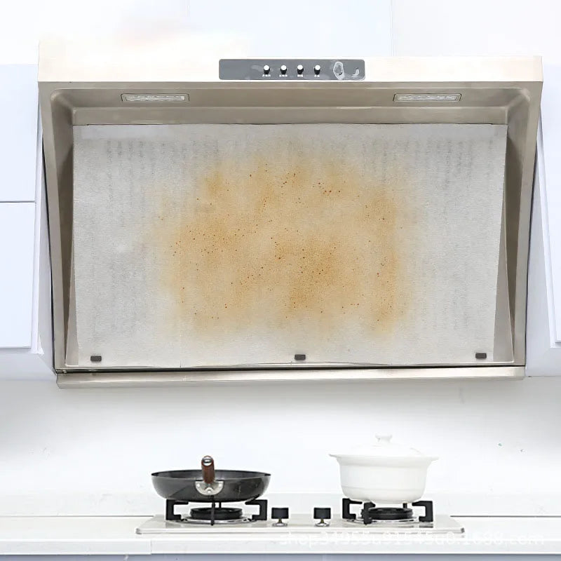 Disposable cooker hood oil filter paper
