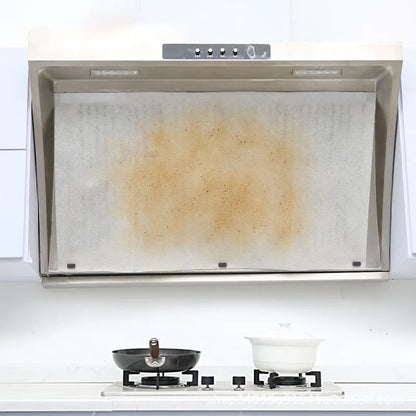Disposable cooker hood oil filter paper