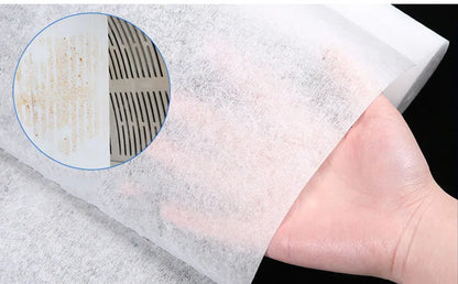 Oil filtering paper for range hoods