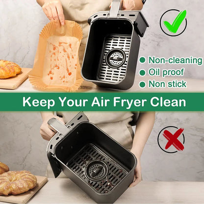 Disposable air fryer paper liners