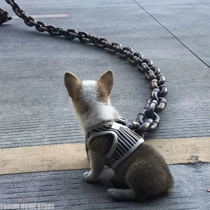 Oversized novelty plastic pet chain