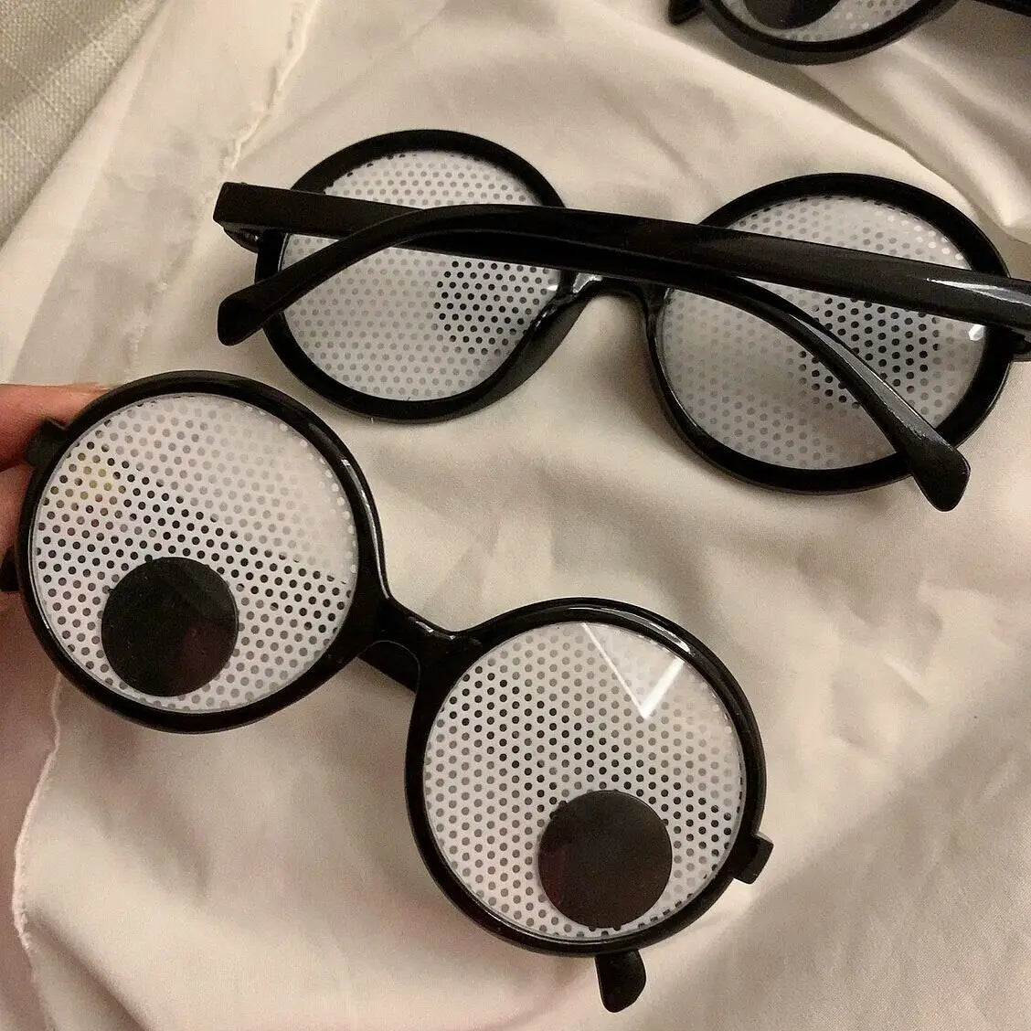 Eyeball rolling glasses unisex adult 14 plus cosplay fancy dress