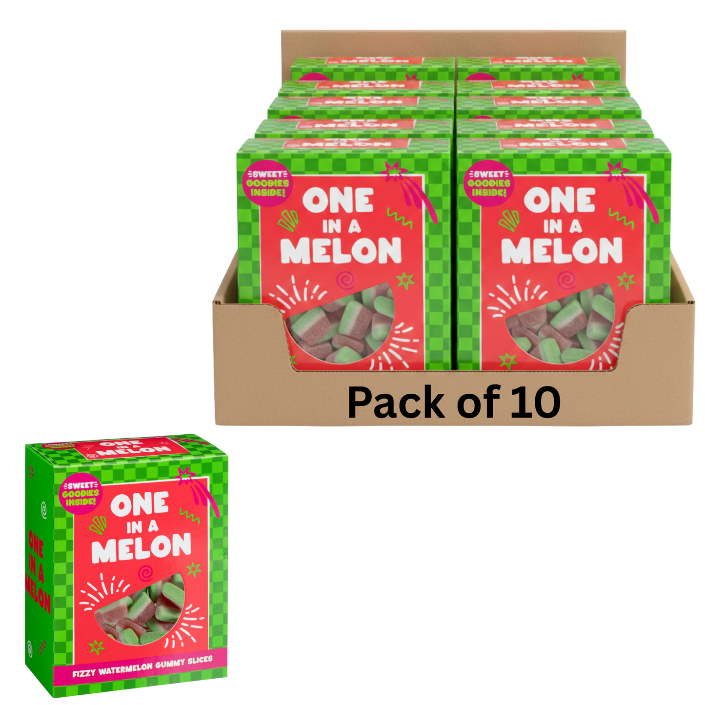 Sweet box gift with playful and thoughtful messages