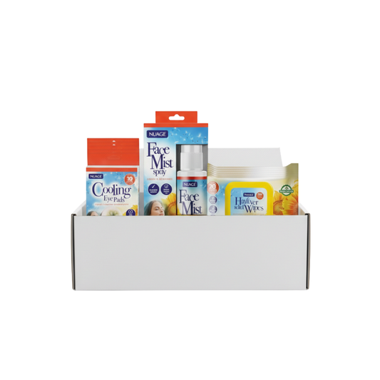 Nuage complete bundle with eye pads, wipes and face mist