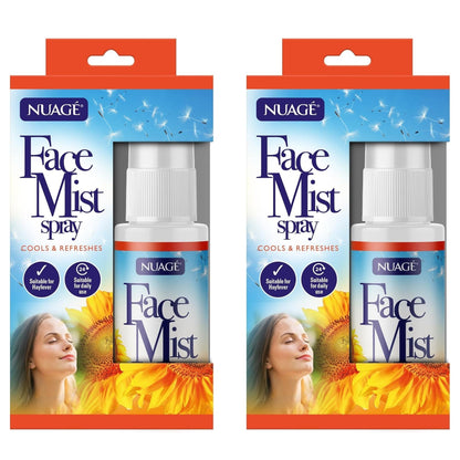 Nuage Hayfever Cooling Face Mist Spray 2 x 15ml