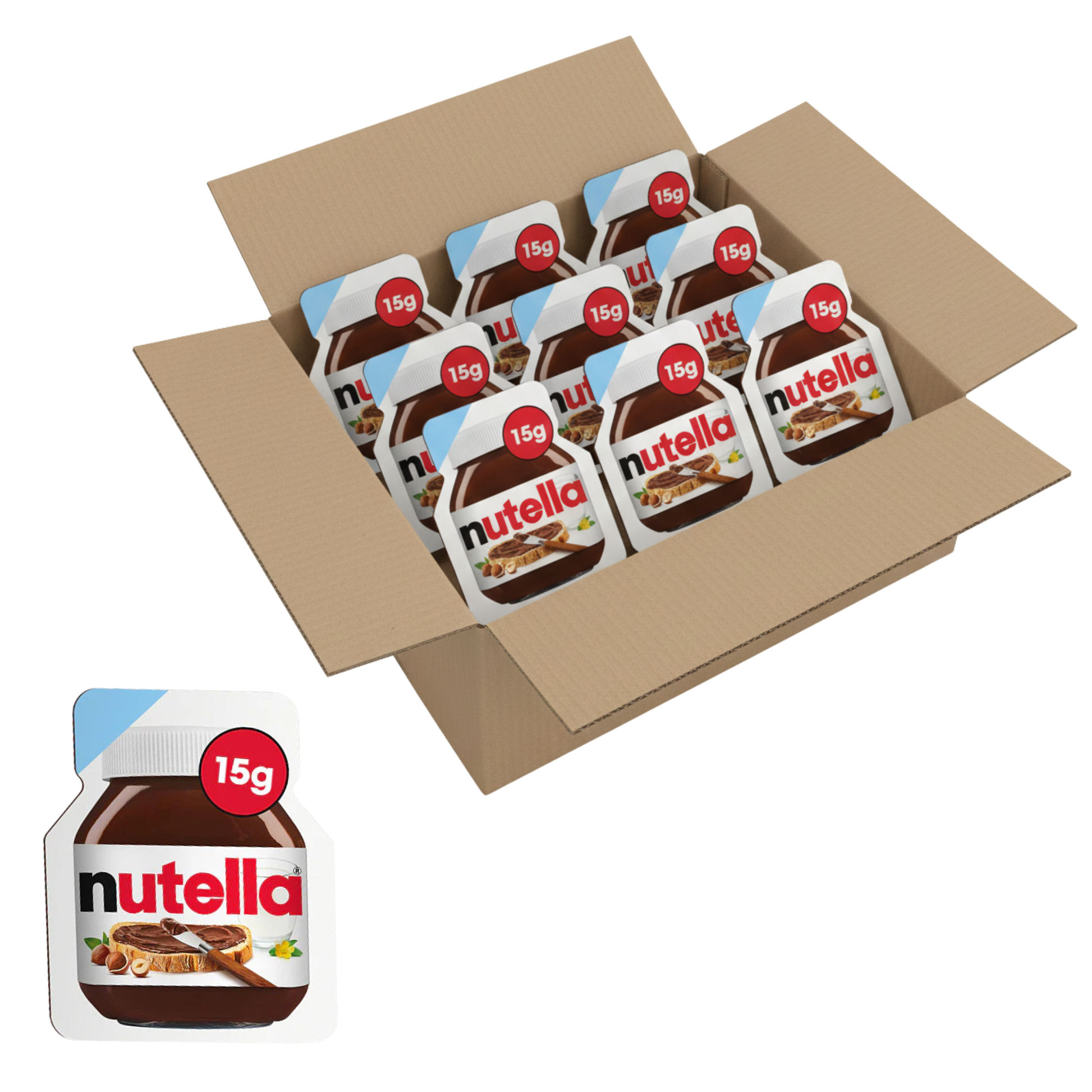 Nutella Hazelnut Spread 15g mini portion packs