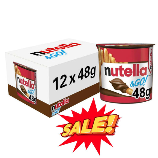 Nutella & Go Snack Pack 48g with breadsticks and hazelnut dip